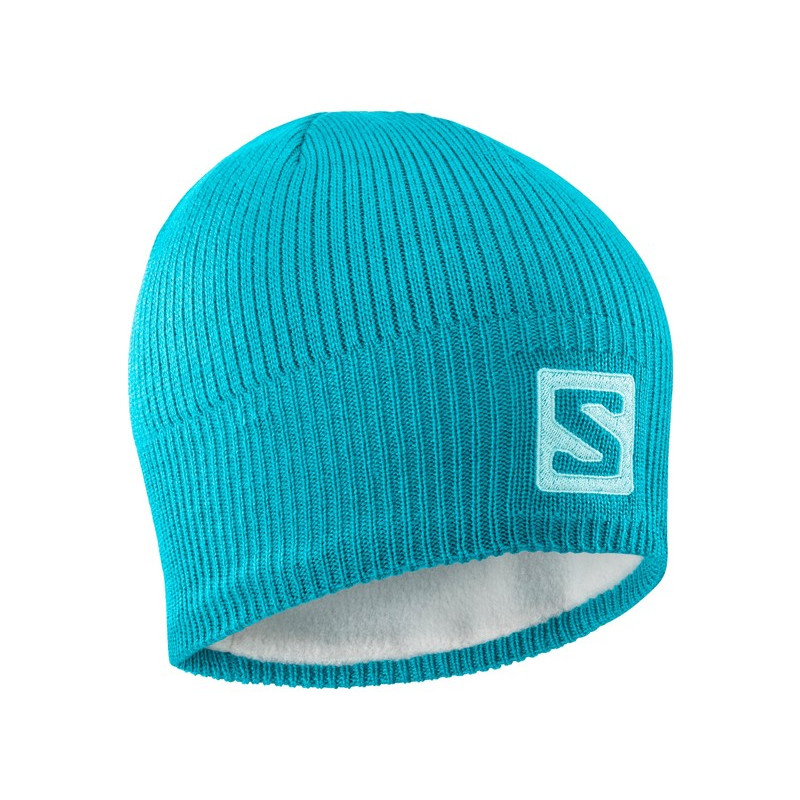 Gorro com o logotipo da Salomon azul celeste