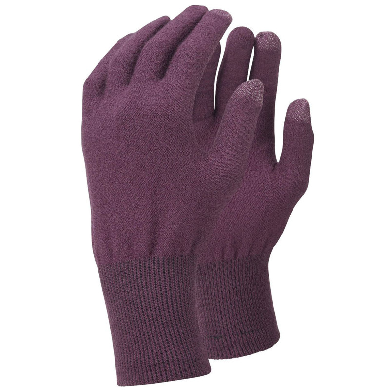 Luva Trekmates Merino Touch Violeta