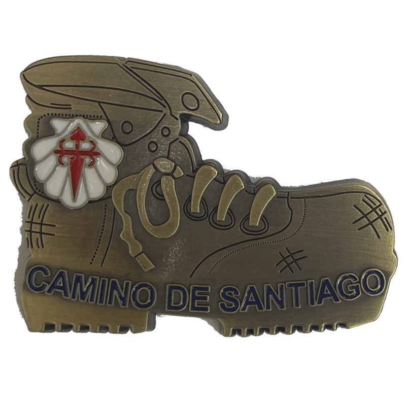 Placa magnética Bota Camino de Santiago