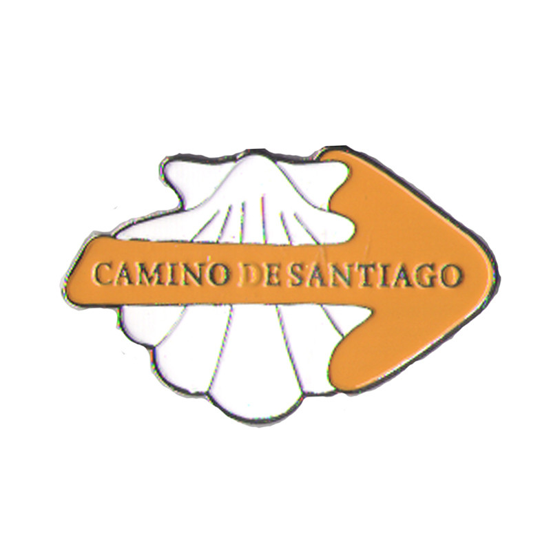 Ímã metálico Vieira y Flecha Camino de Santiago