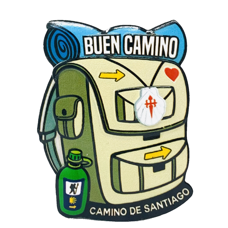 Mochila Magnética Resina 3D Camino de Santiago