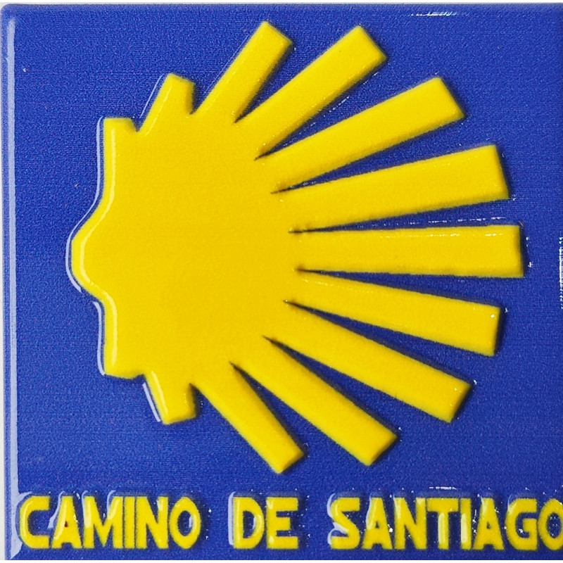 Imán Resina Estrela Cuadrado MyL Azul/Amarillo