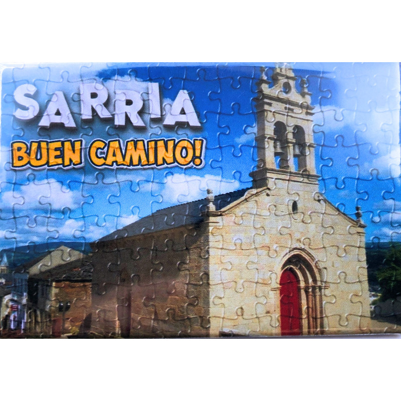 Ímã de quebra-cabeça Sarria Buen Camino