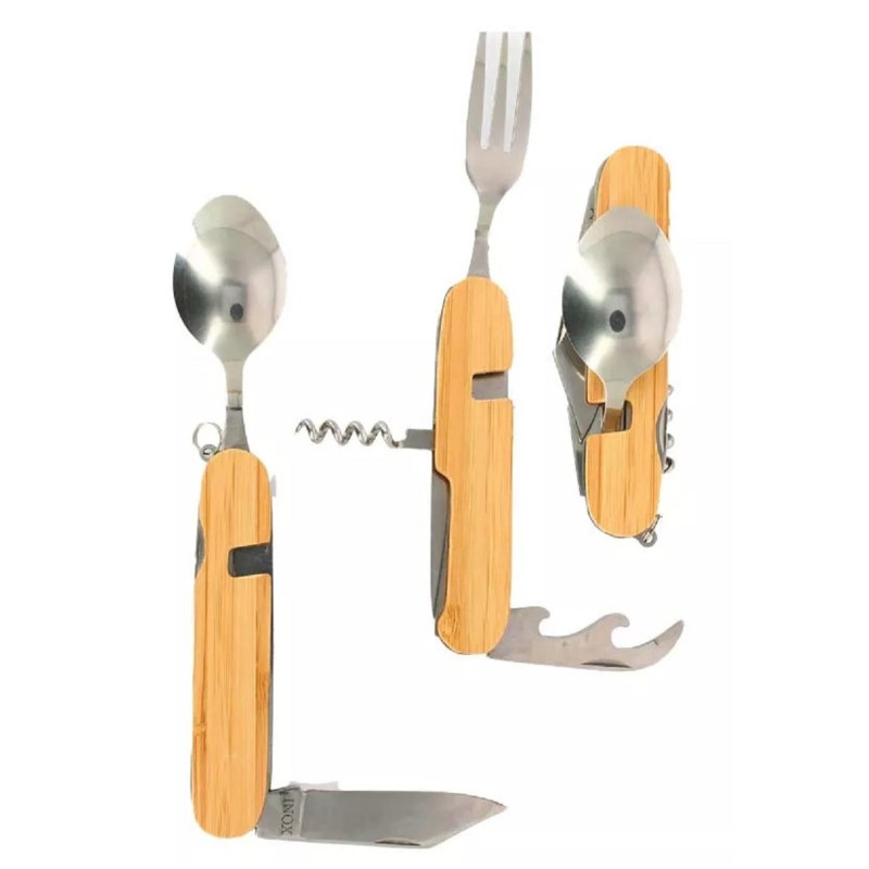 Conjunto de talheres de madeira Elementerre Cando
