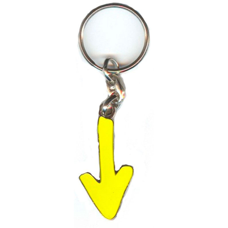 Chaveiro com seta amarela Camino de Santiago