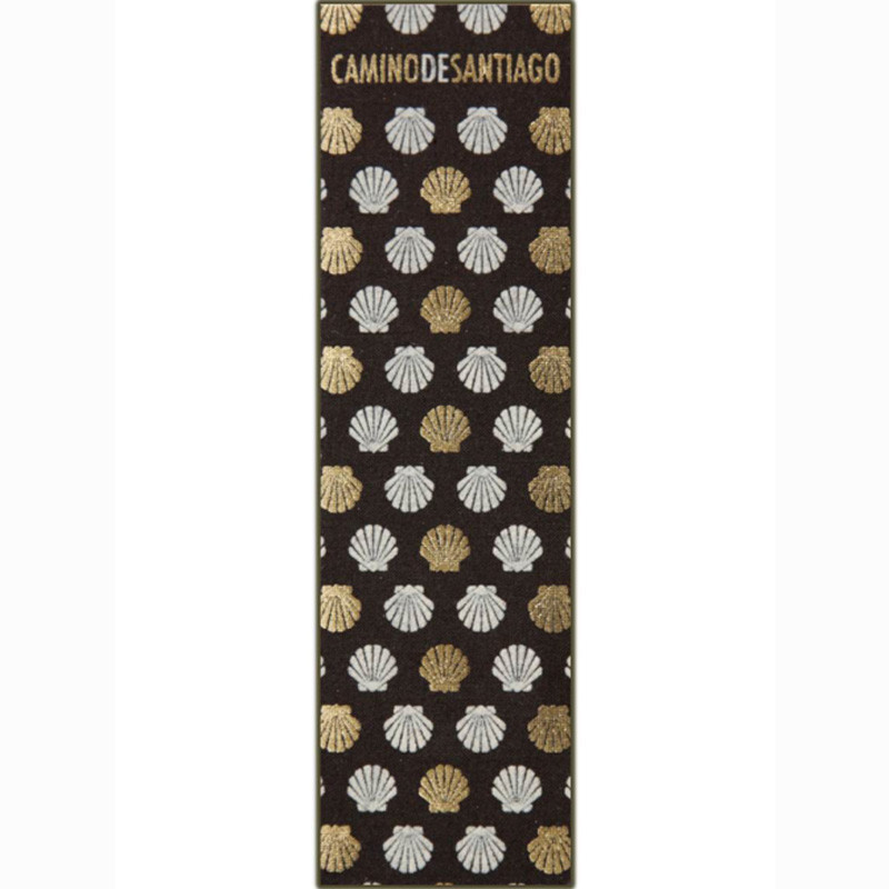 Páginas têxteis de marca Conchas oro Camino de Santiago