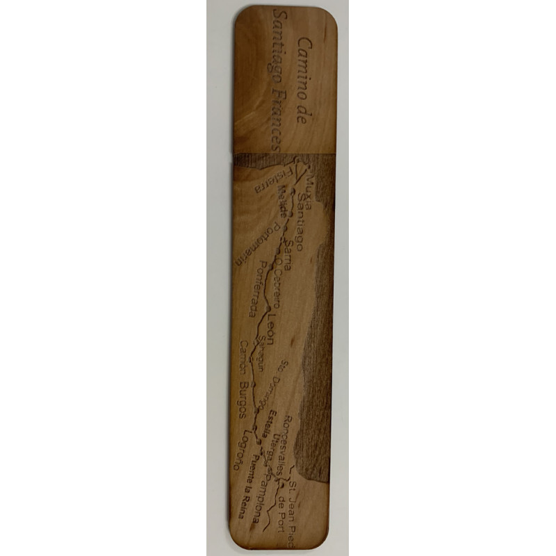 Marcadores de madeira do French Way Stages