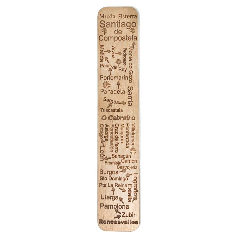 Marcadores de madeira Villages French Way