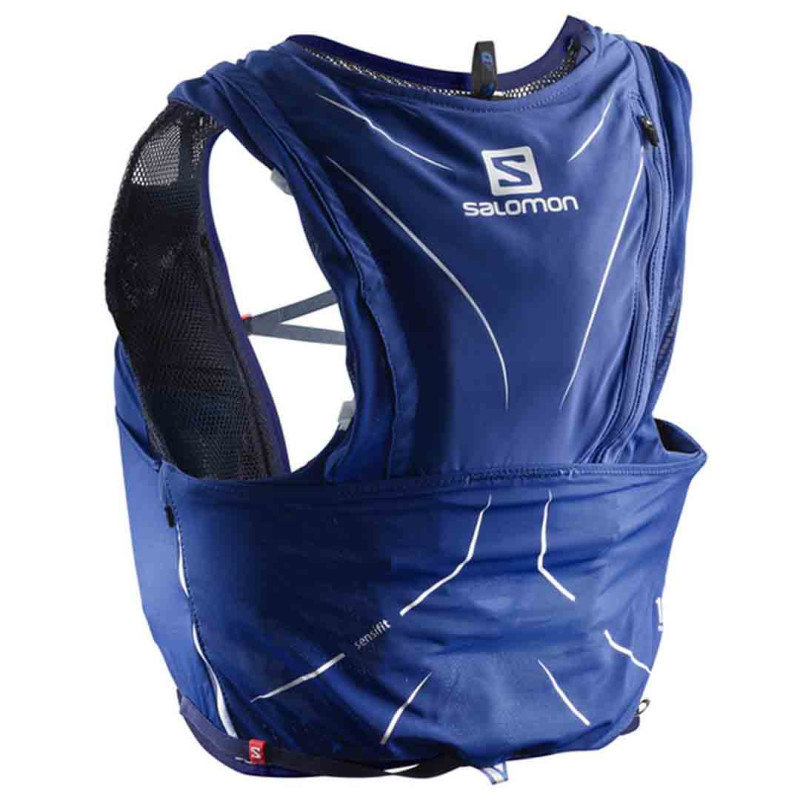 Conjunto Mochila Salomon Adv Skin 12 Azul