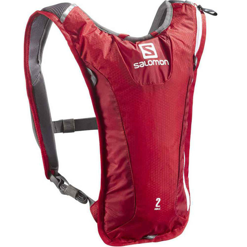 Conjunto de mochila vermelha Salomon Agile 2