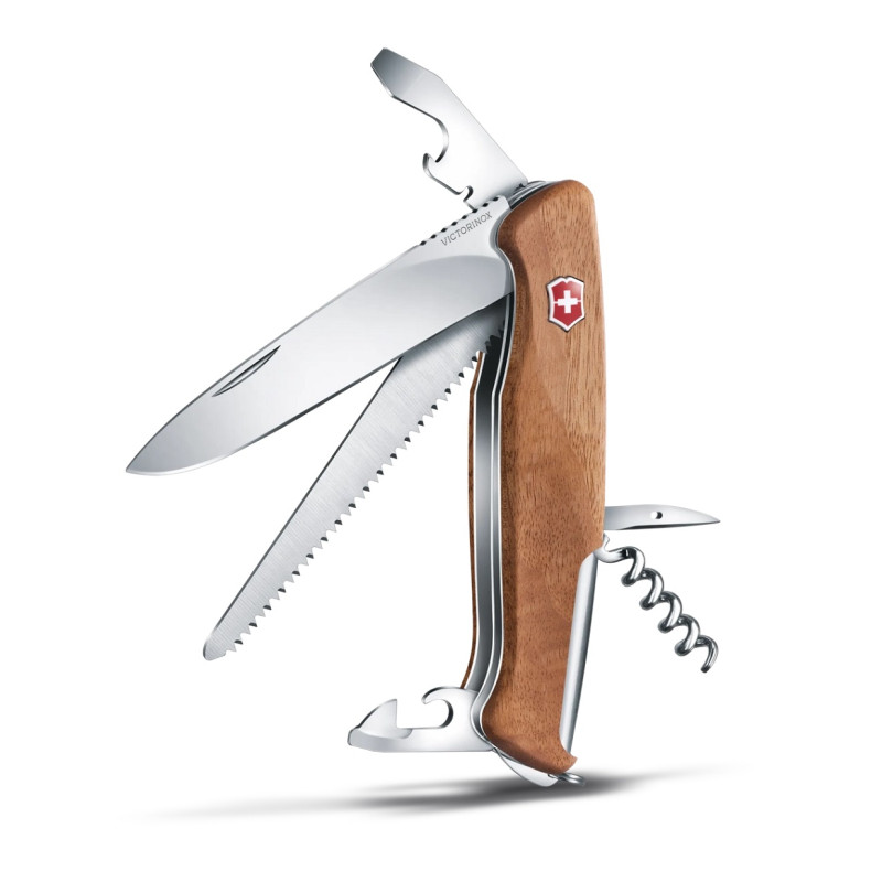Canivete Victorinox Ranger 55 Wood, 10 ferramentas, 130 mm de madeira