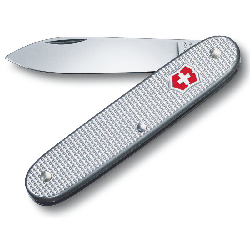 Navaja Victorinox Ribbed Alox Silver