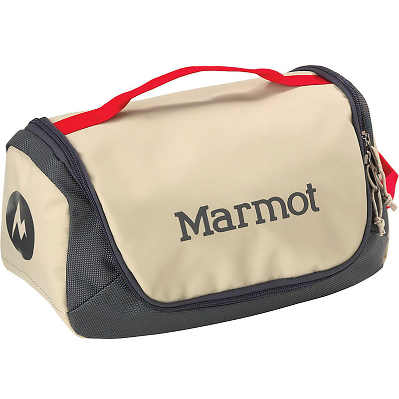 Bolsa de higiene pessoal Marmot Compact Hauler bege/vermelho