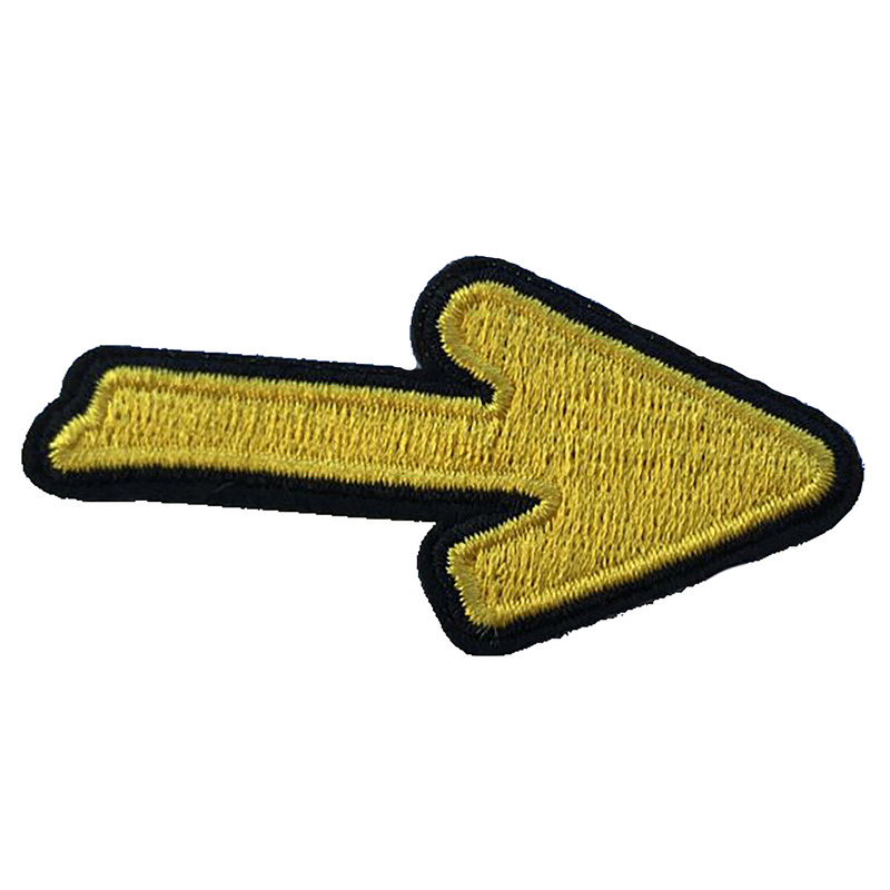 Patch bordado de seta pequena