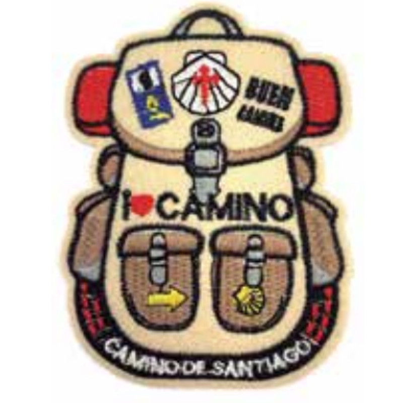 Patch bordado Mochila Camino de Santiago