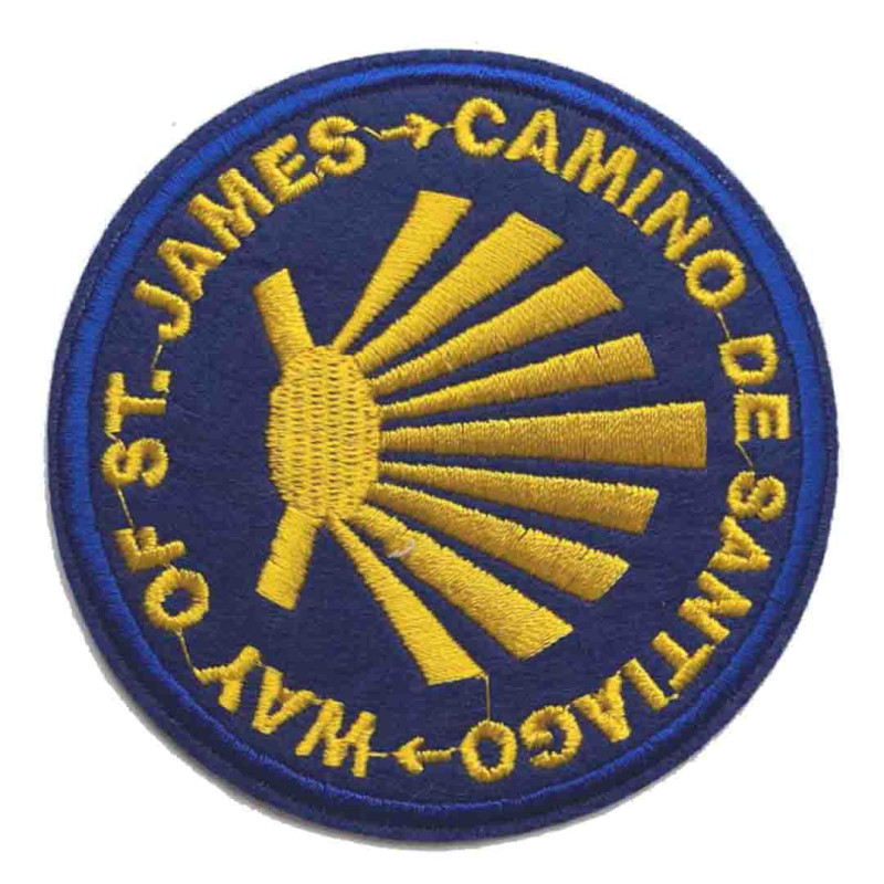 Patch bordado redondo Star Camino de Santiago
