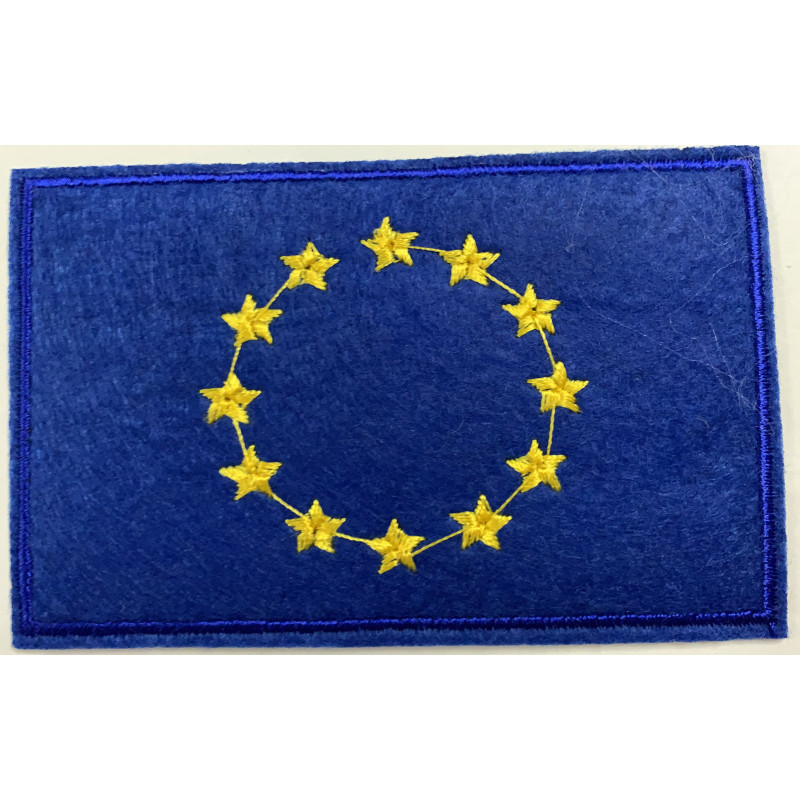 Patch bordado de tecido de bandeira da União Europeia