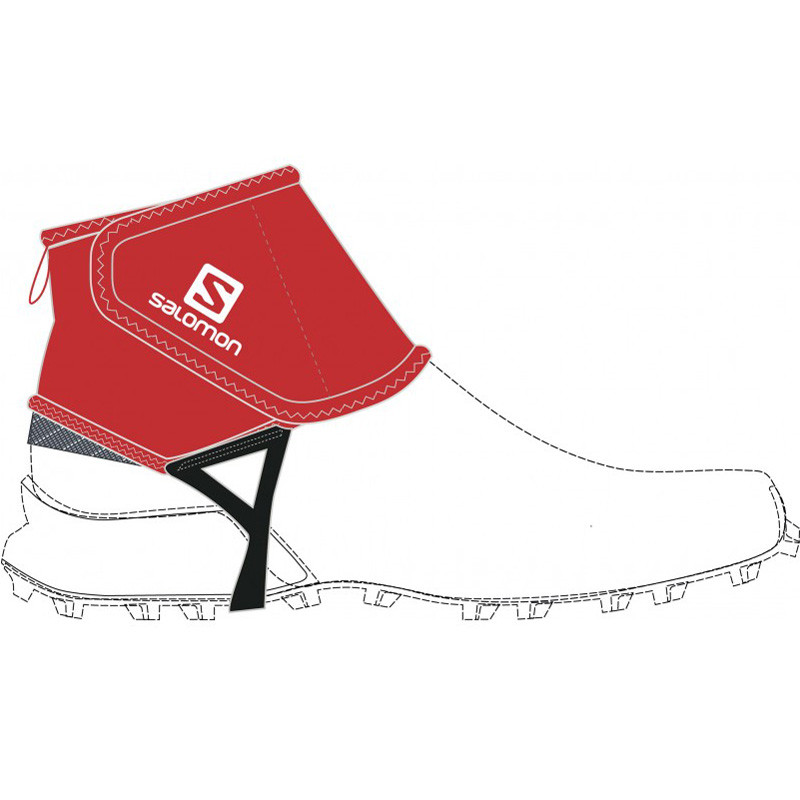 Polainas Salomon Trail Pernas Low Red Leggings