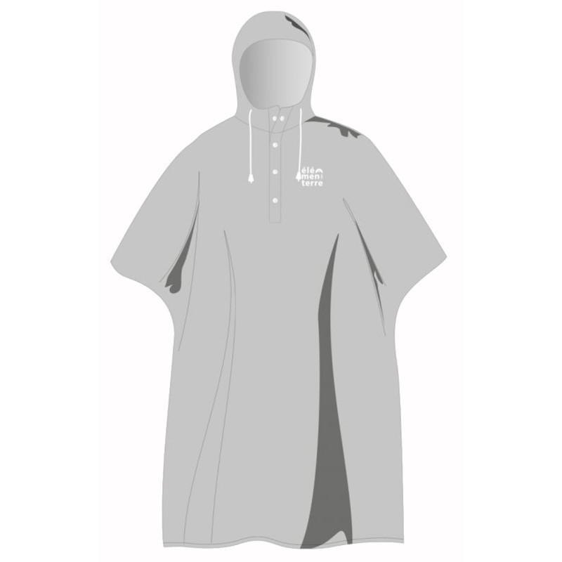 Poncho Elementerre Pishua Cinza