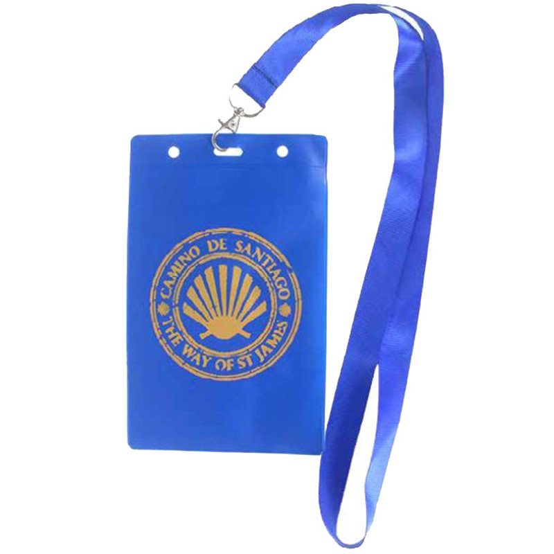 Porta-crachá com fita