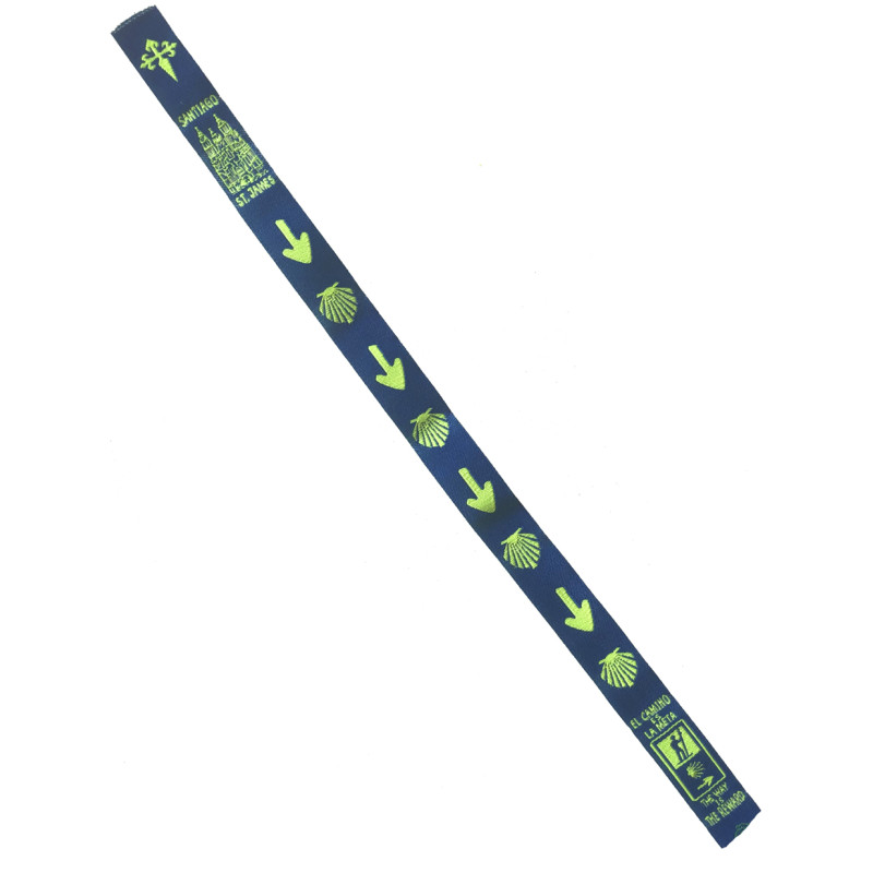 Pulseira de tecido Arrow e Viera Camino de Santiago
