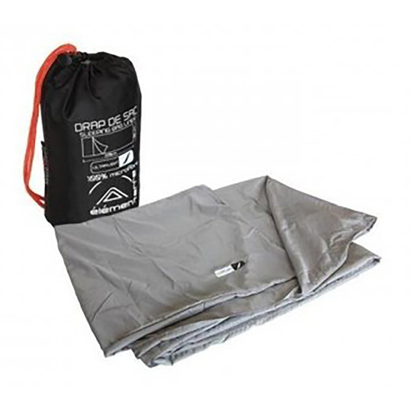 Saco de lençol de microfibra Elementerre Eskeda cinza