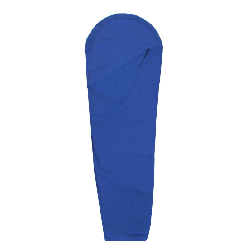 Bolsa Lençol Frendo Múmia Toque de Seda Azul