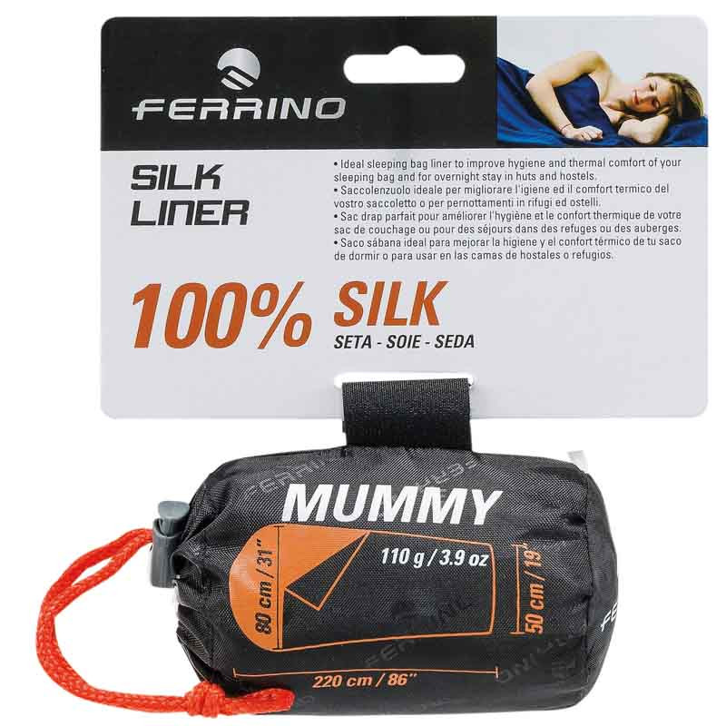 Folha de saco de múmia de seda Ferrino HL