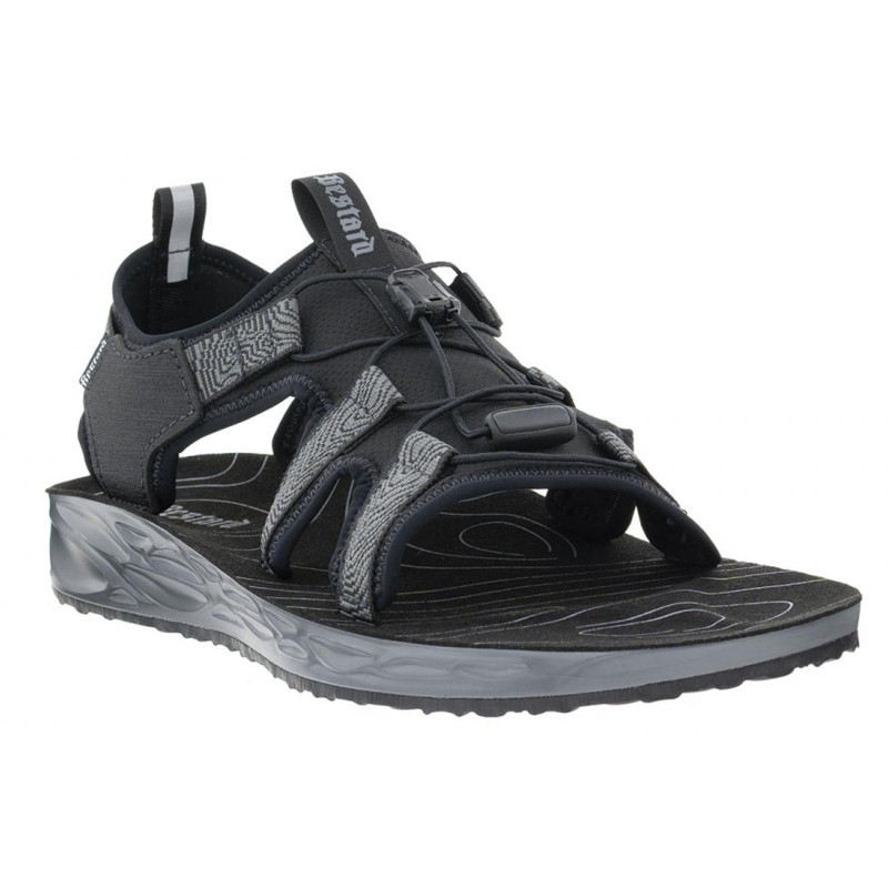 Sandália Bestard Cross Preta/Cinza