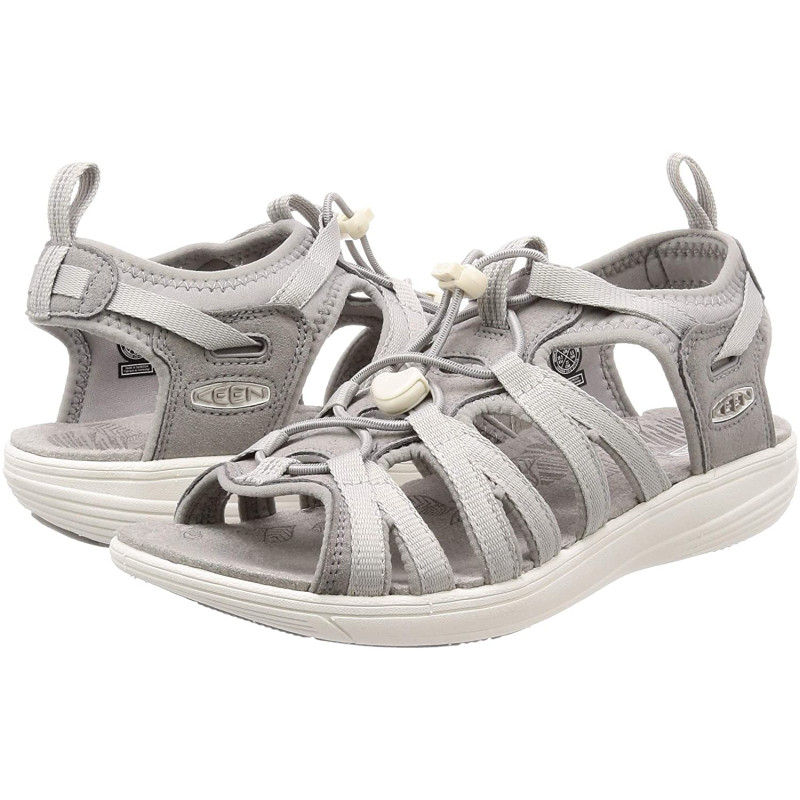 Sandalia Keen Damaya Lattice W Beige