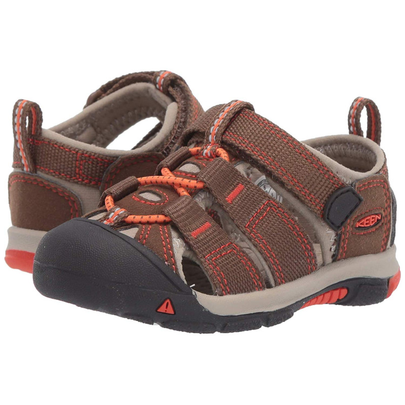 Sandália Keen Newport H2 Tots Marrom / Laranja