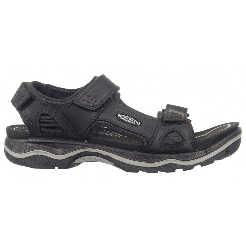 Sandalia Keen Rialto II 3 Pontos Couro Negro