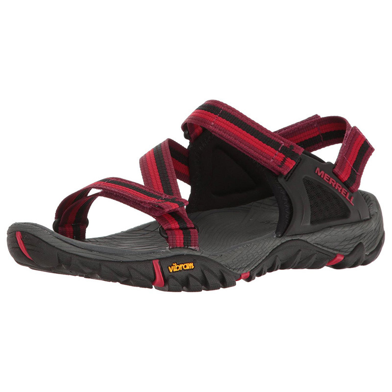 Sandalia Merrell All Out Blaze Web W Rojo / Negro