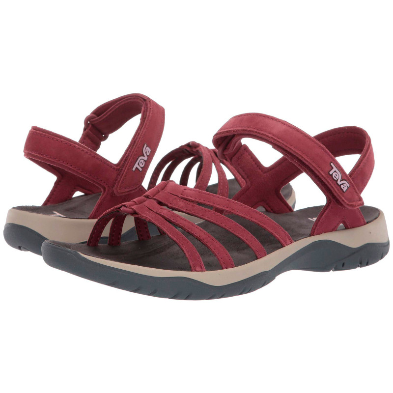 Sandália de couro Teva Elzada Garnet
