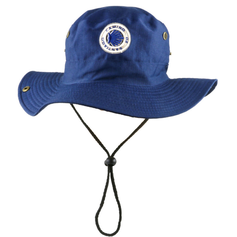 Chapéu Safari Vieira Caminho de Santiago Azul marino