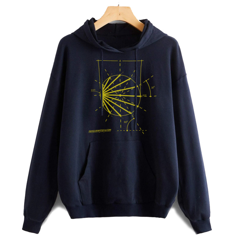 Sketch Hoodie azul marinho