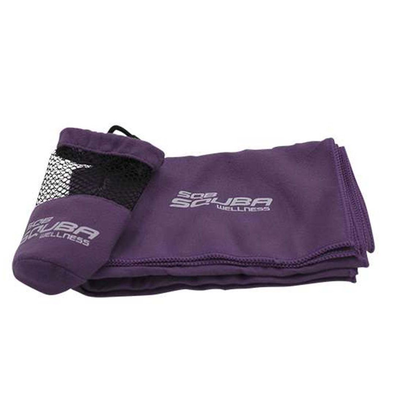 Toalha de microfibra Squba 1,30 x 80 violeta
