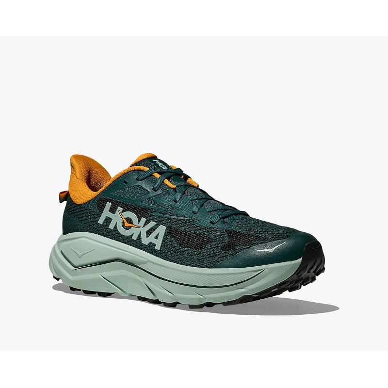 Zapatilla Hoka Challenger 8 Verde Floresta/Naranja