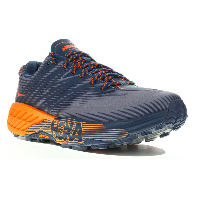 Hoka Speedgoat 4 Navy / Orange Shoe