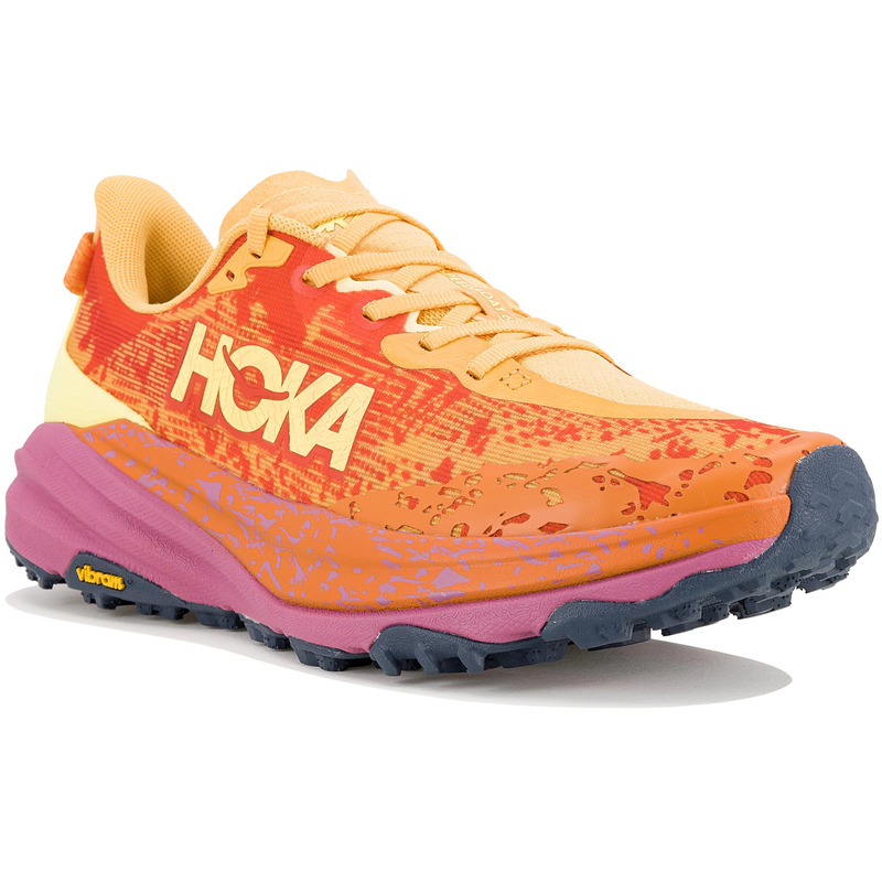 Sapato Hoka Speedgoat 6 vermelho/laranja/malva