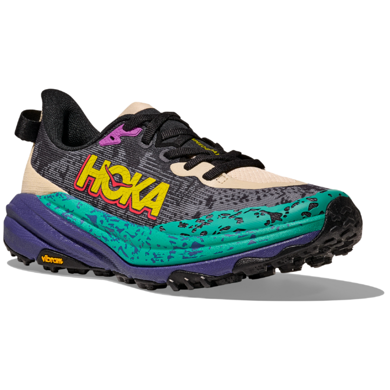Tênis Hoka Speedgoat 6 W Cinza/Verde/Roxo