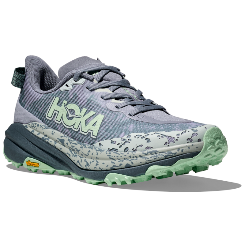 Tênis Hoka Speedgoat 6 W Verde/Lavanda