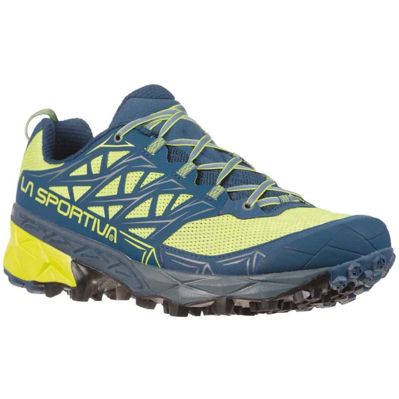 La Sportiva Akyra Shoes Petrol Blue / Lime