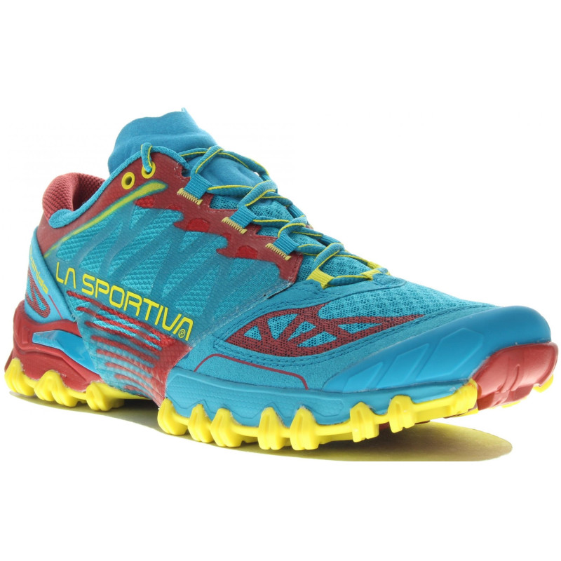 Sapatos La Sportiva Bushido Azul / Vermelho / Amarelo