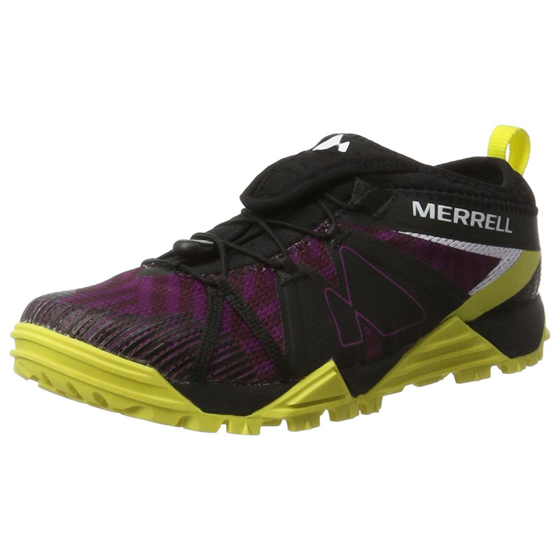 Merrell Avalaunch W preto / fúcsia / tênis amarelo