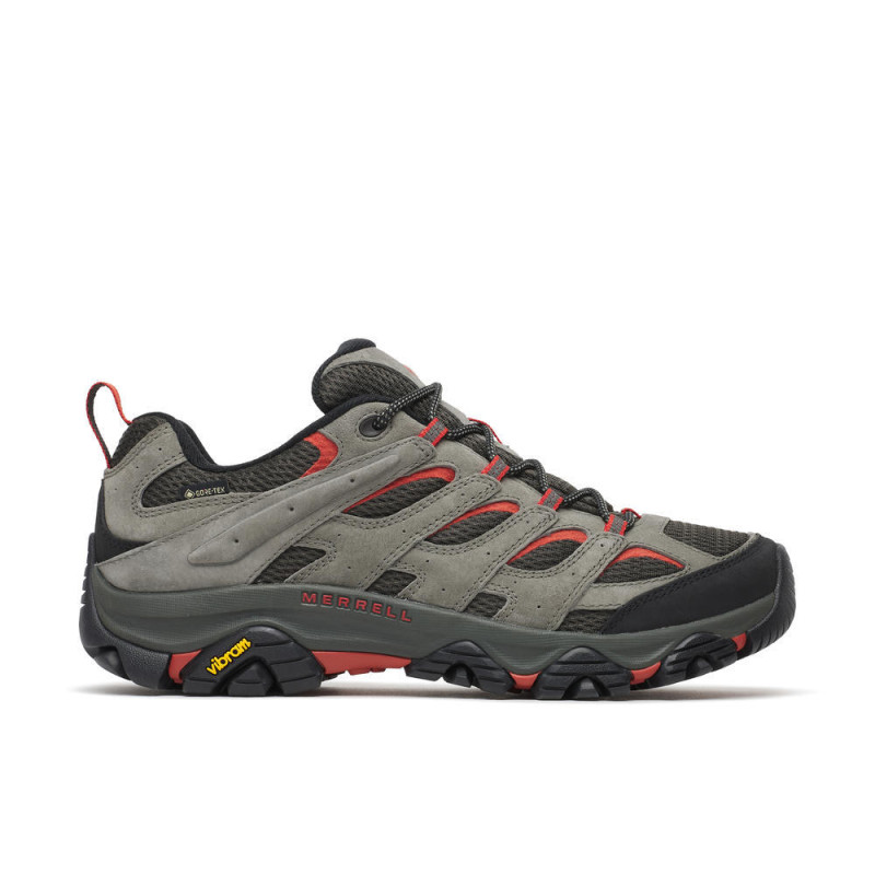 Zapatilla Merrell Moab 3 GTX Gris/Negro/Rojo