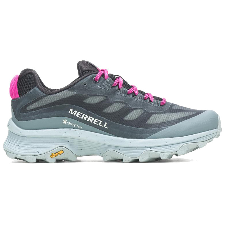 Tênis Merrell Moab Speed GTX W Preto/Cinza/Fúcsia