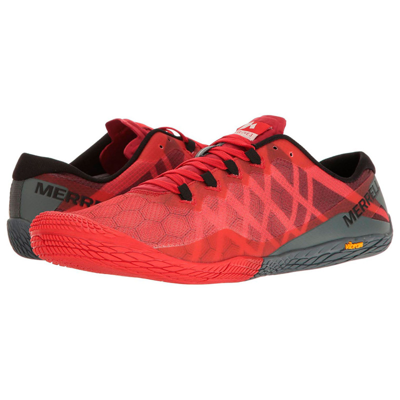 Merrell Vapor Glove 3 Shoes Vermelho / Cinza