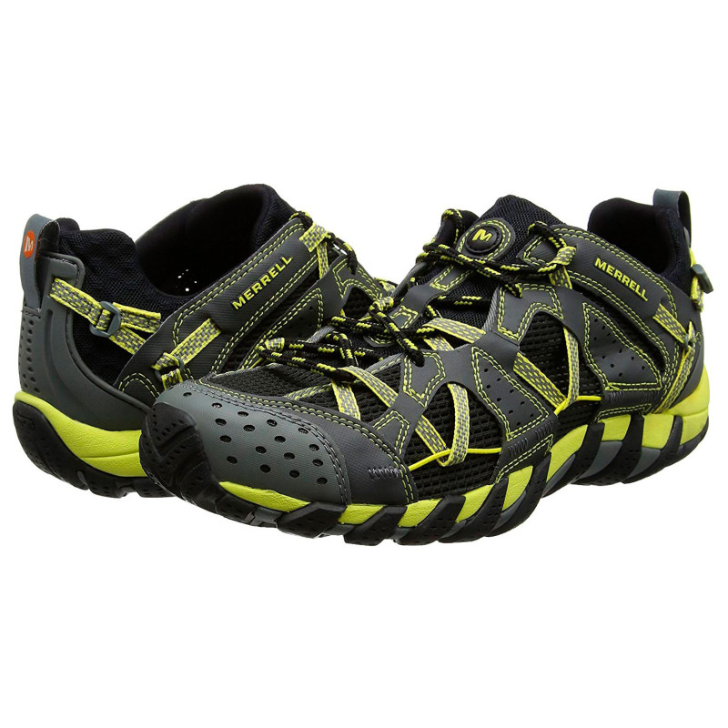 Merrell Waterpro Maipo sapatos cinza / amarelo / preto