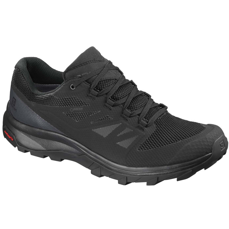 Sapato preto largo GTX Salomon Outline